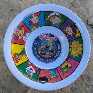 1996 Kellogg's cereal colorful bowl vintage nostalgia